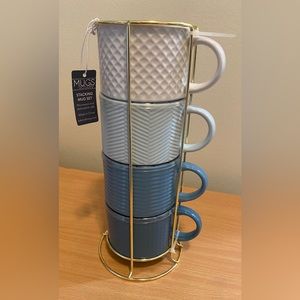 Set of 4 Stackable Mugs, Mugs Actually